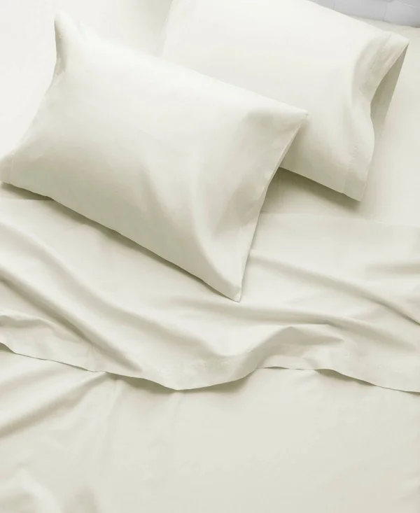 Welhome Organic Cotton Sheet Set - Ivory - King
