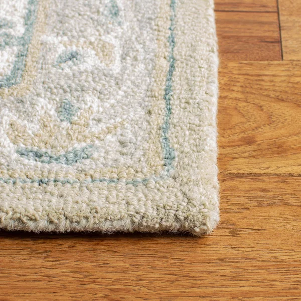 Safavieh Micro-Loop Light Gray/Ivory 9 ft. x 12 ft. Area Rug