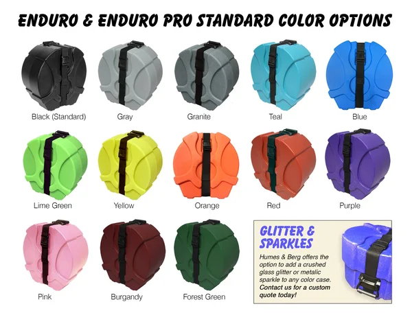 Humes & Berg Enduro Tom Drum Case Black 10x12