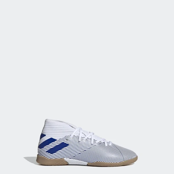 Adidas Kids& Nemeziz 19.3 Indoor Soccer Shoes, White