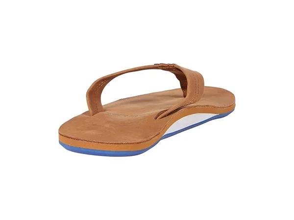 Hari Mari Men's Fields Flip Flops - Tan/ Blue - 9