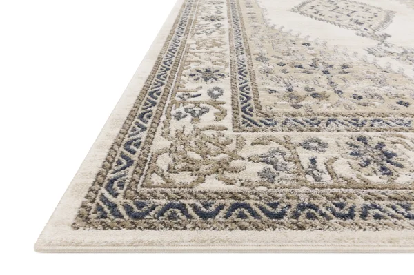 Loloi II Teagan TEA-02 Oatmeal Ivory Rug - 5 ft 3 in x 7 ft 6 in