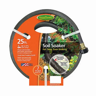 Green Thumb 1030-25 Soil Soaker Hose, Vinyl, 25-ft.