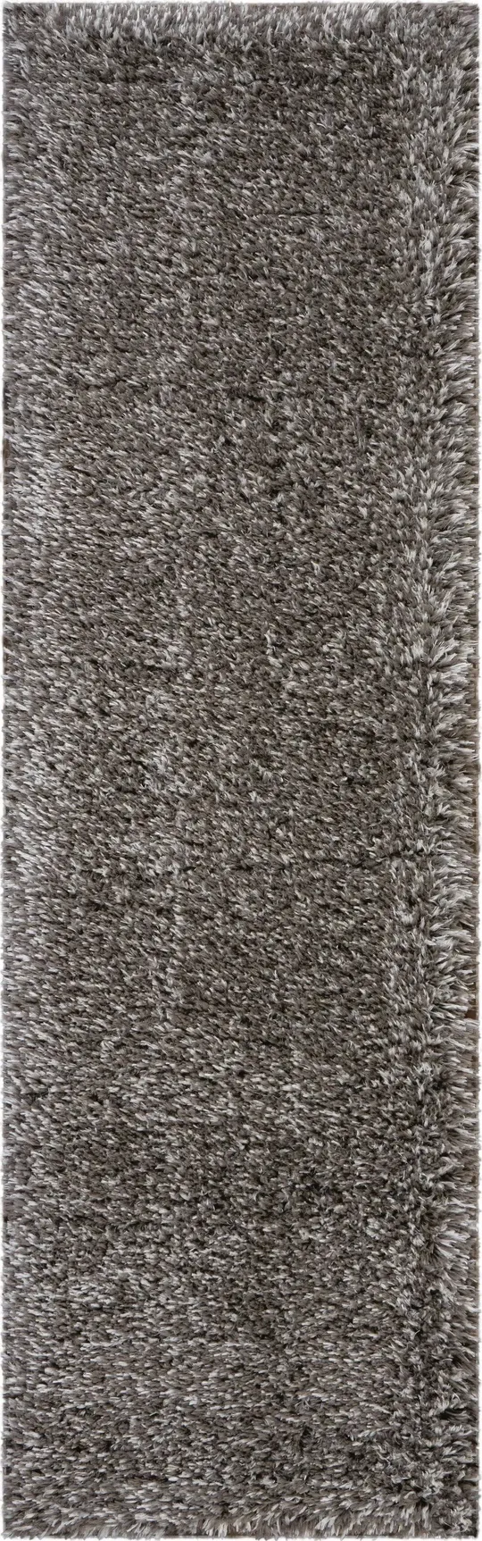 Nourison Ultra Plush Shag ULP01 Charcoal Runner Area Rug