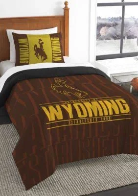 Wyoming Cowboys Modern Take Twin Comforter Set