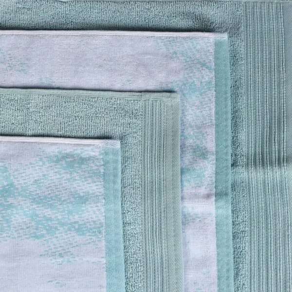 Superior Super Soft, Luxurious 100% Cotton Marble Effect 10-Piece Towel Set