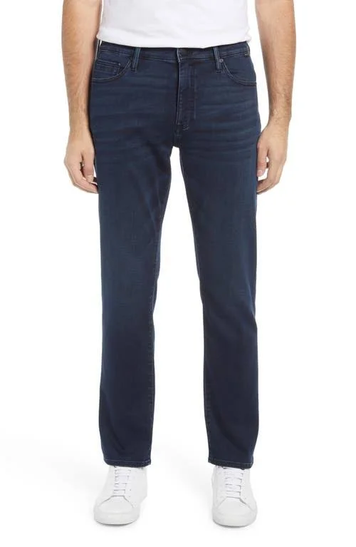 Mavi Jeans Zach Straight Fit Jeans, Size 35 x 32 in Blue Black Austin at Nordstrom