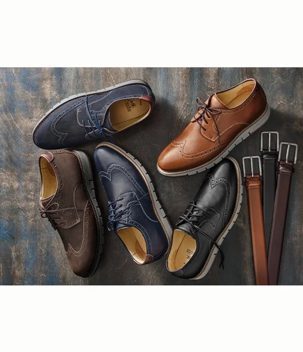 Ju0026M Collection Martell Wingtip Men's Shoes Tan : 8.5 D