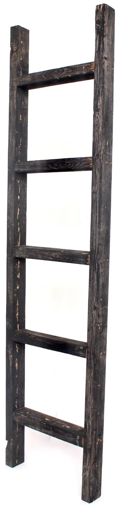 BarnwoodUSA Rustic Decorative Ladder - 100% Upcylced Wood (60x22 x 12x22 x 2.5