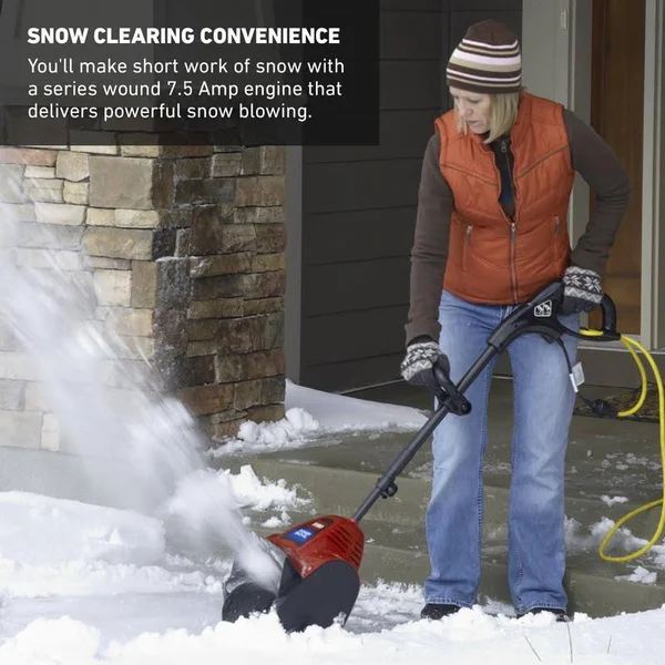 Toro Power Shovel 12 in. W Single-Stage Electric Start Snow Blower