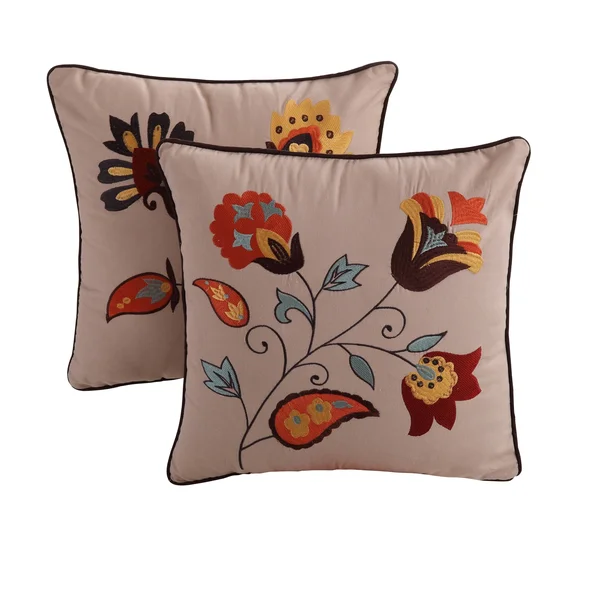 Greenland Home Fashions Sedona Cotton 4-Piece Quilt Set - Brown, Twin