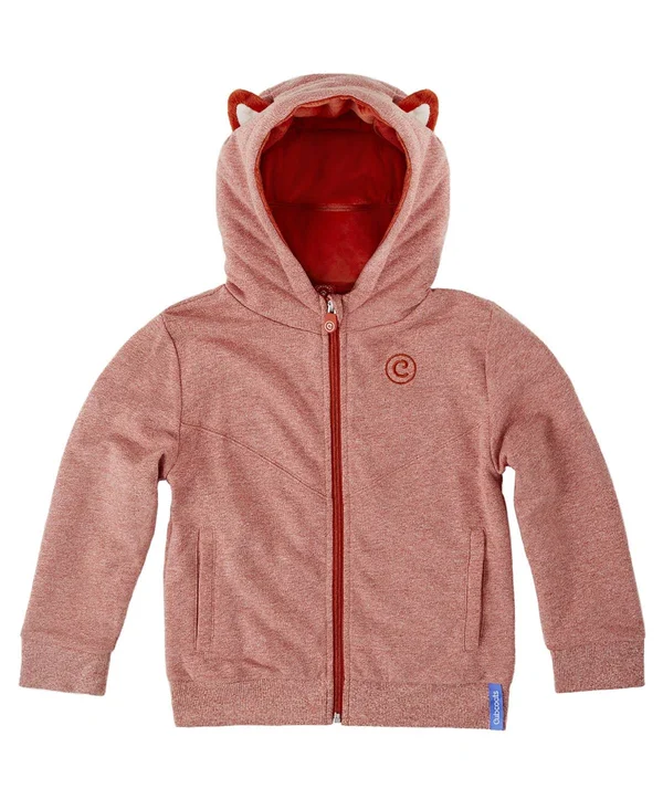 Cubcoats Flynn The Fox - 2-in-1 Transforming Hoodie and Soft Plushie - Burnt Orange