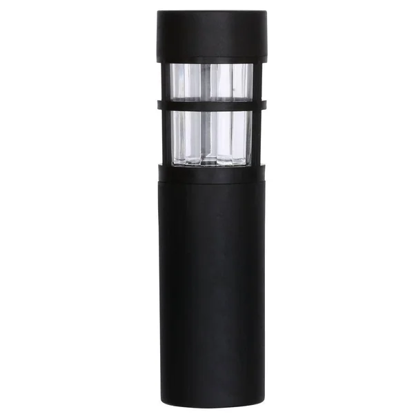Hampton Bay Solar Black Outdoor LED Landscape Caged Bollard 6-Pack