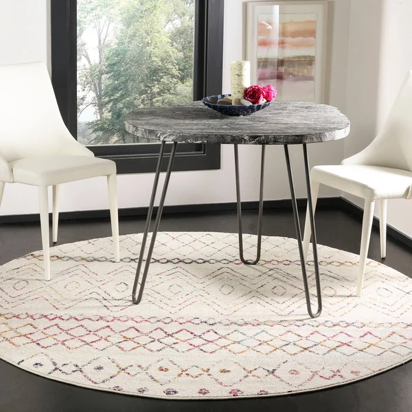 Safavieh Clearance Madison MAD798E Ivory Rug, 6&7x22x6&7x22 - Round