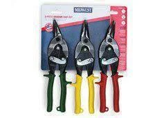 Midwest Aviation Snip Set - Left, Right and Straight Cut Regular Tin Cutting