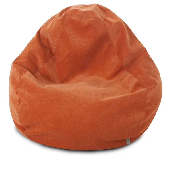 Majestic Home Goods Villa Classic Small Bean Bag - Orange