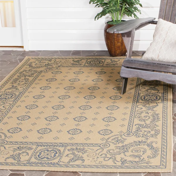 Safavieh Courtyard CY1356-3201 5&3x22 x 7&7x22 Natural - Terra Rug