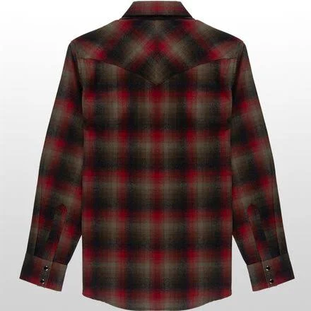 Pendleton Canyon Shirt - Men's Brown/Red Plaid - XXL