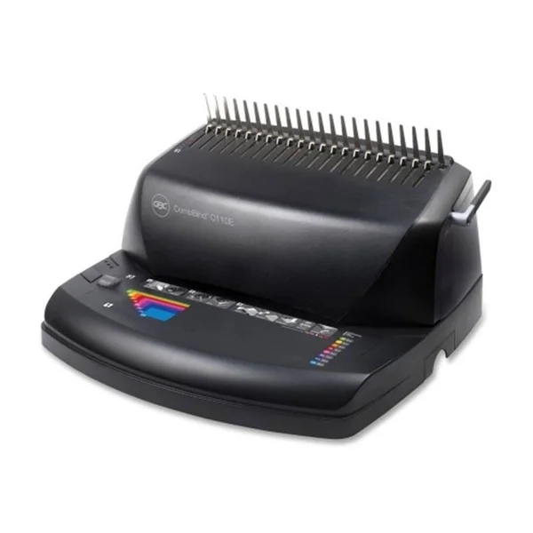 GBC CombBind C110E - Electric binding machine - comb - punching: 15 sheets - binding: 330 sheets