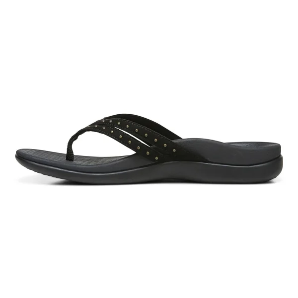 Women's Vionic Tasha Sandal - Black - Size 7
