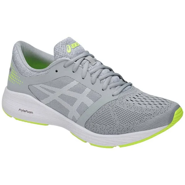 Asics Roadhawk FF (Men's) Mid Grey/White/Safety Yellow - 8.5
