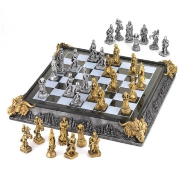 Medieval Knights Chess Game Set