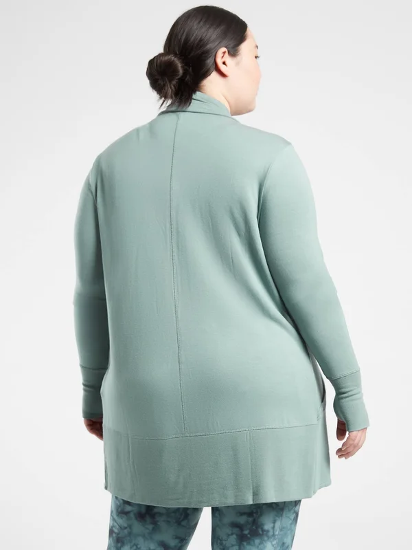 Athleta Women's Pranayama Wrap Minimalistic Grey Plus Size 1x