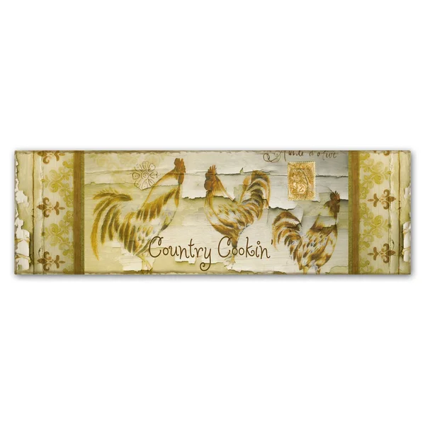 Trademark Fine Art Ali4137-C824Gg Color Bakery 'Country Cookin' Canvas