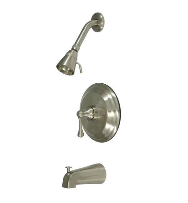 Kingston Brass Gkb2632bl Water Saving Metropolitan Tub & Shower Faucet with Lever Handle - Polished Brass