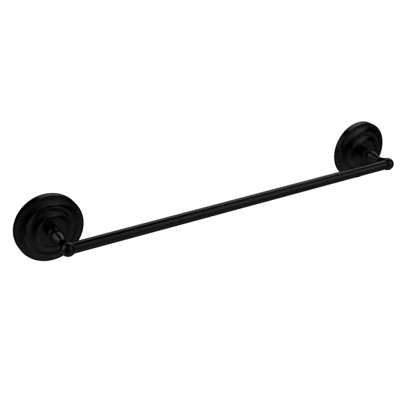 Allied Brass Que New Collection 18 inch Towel Bar Matte Black
