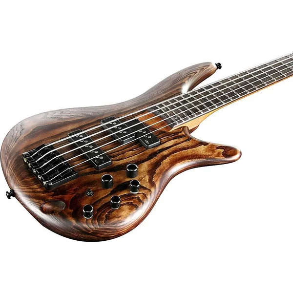 Ibanez SR655 5-String Electric Bass Guitar - Antique Brown Stained