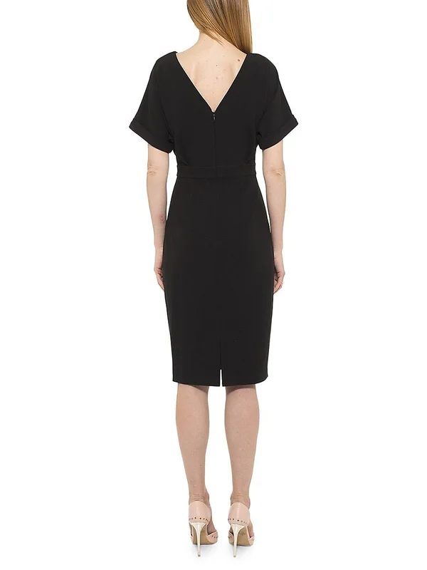Alexia Admor Women's Jacqueline Rolled-Cuff Sheath Dress - Navy - Size S