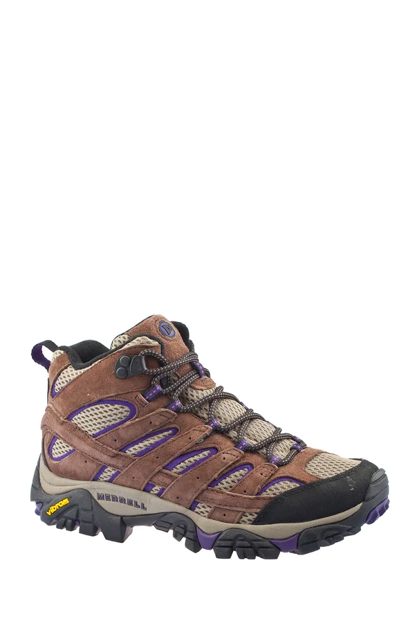 Merrell Women's Moab 2 Vent Mid Boot - 12 - Bracken - Purple