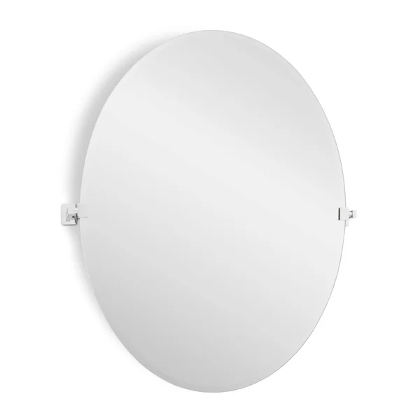 31x22 Helsinki Oval Tilting Mirror - Chrome - Brass, Signature Hardware