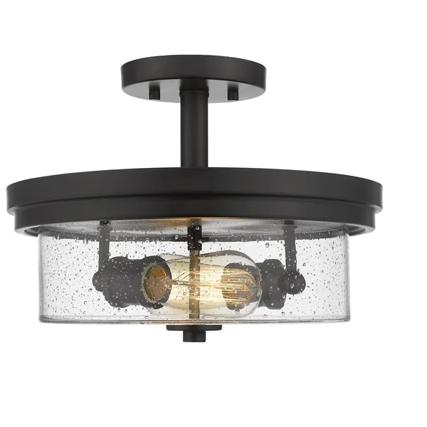 Z-Lite 464SF-BN Bohin - 2 Light Semi-Flush Mount Brushed Nickel