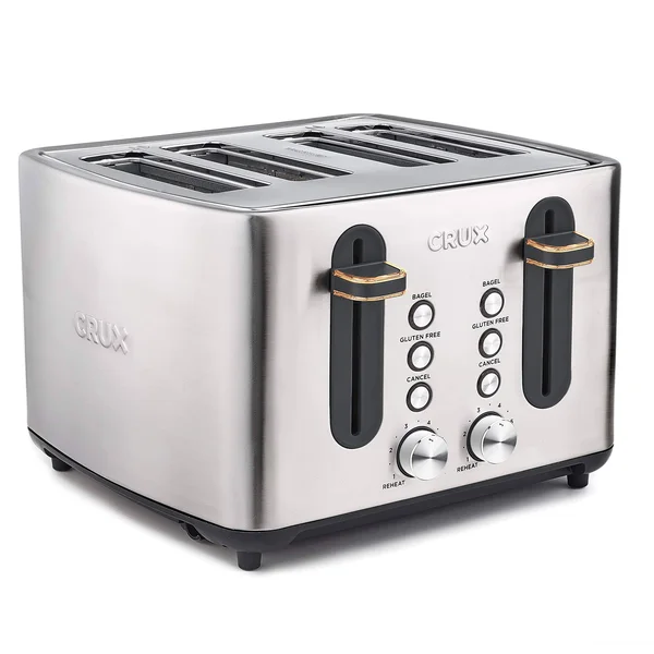 Crux Crx14545 4-Slice Toaster