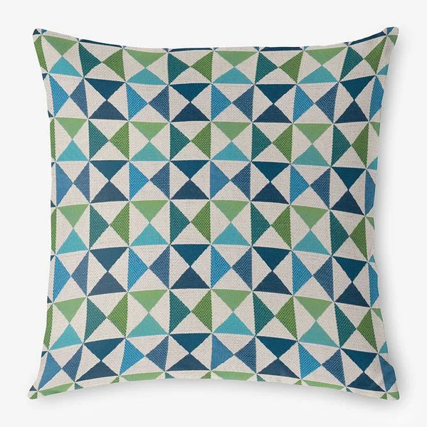 Sunbrella Outdoor Toss Pillows - Blue - One Size, The Company Store