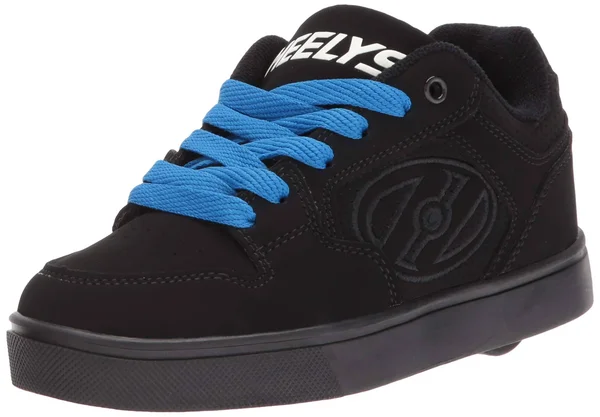 Heelys Unisex Children's Motion Plus Roller Shoe, Size: 5, Black