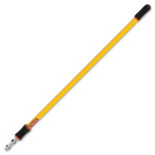 Rubbermaid HYGEN 48-96x22 Quick-Connect Extension Pole - Aluminum, Yellow