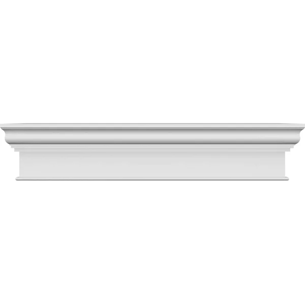 125 inch Bottom Width x 133 1/2 inch Top Width x 12 inchh x 1 1/4 inchp Craftsman Crosshead