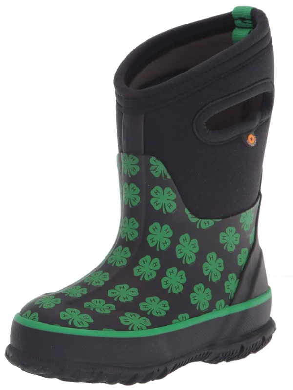 Bogs Youth Classic 4-H Boot - 3 - Black Multi