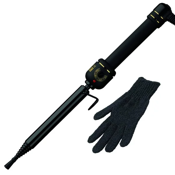 Hot Tools Professional Black Gold Spiral Curling Iron + Wand - 3/4 inch