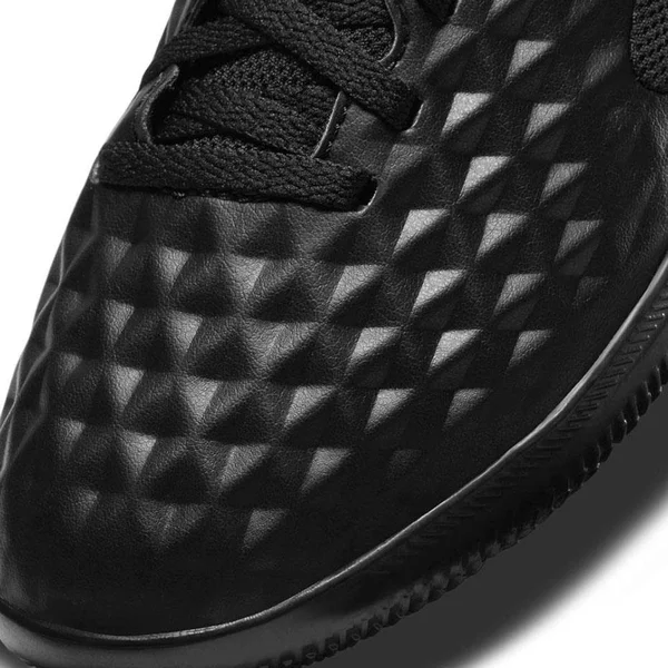 Nike Kids& Tiempo Legend 8 Club Indoor Soccer Shoes - Black