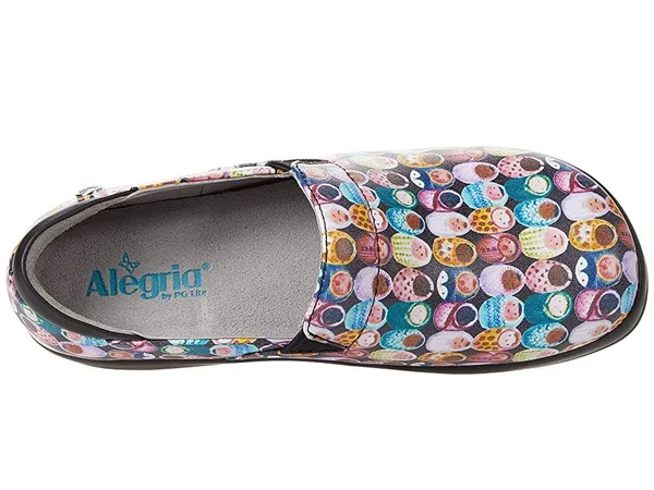 Alegria Keli Fresh Baked Printed Leather Clogs - 38(8/8.5M)