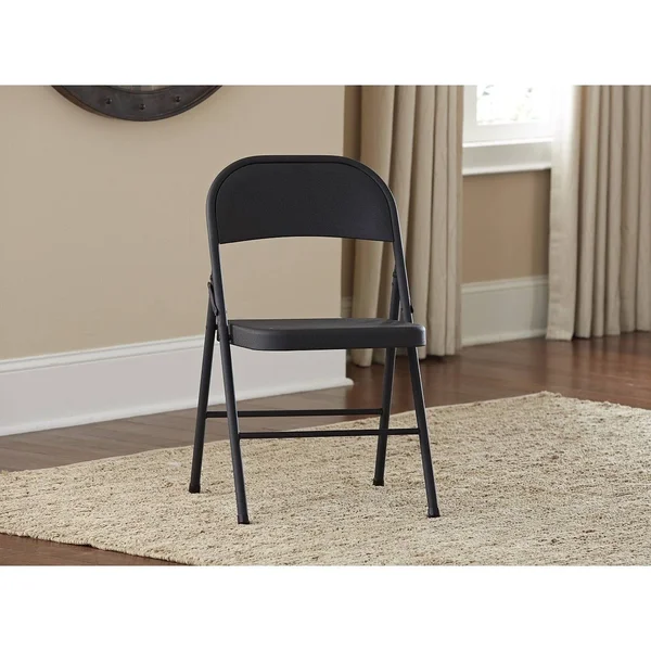 Cosco Home and Office Folding Chair - Black - 4 pack