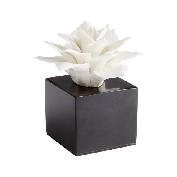 Cyan Large Calendine Sculpture - White - 10285