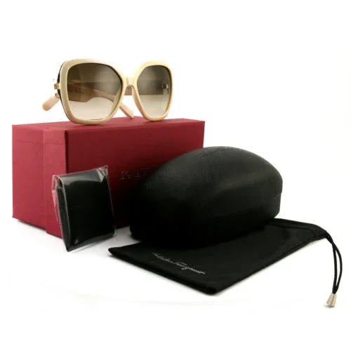 Salvatore Ferragamo Sf781s Sunglasses 103 Ivory