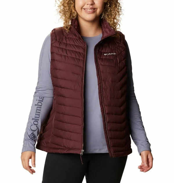 Columbia Women's Powder Lite Vest - Malbec - 1757411-671 M