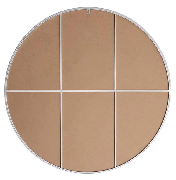 Elegant Decor MR4845S 45 in. Metal Frame Round Mirror Silver