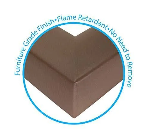 Kidkusion - Fireplace Bumper Pad Brown, 3" x 3"